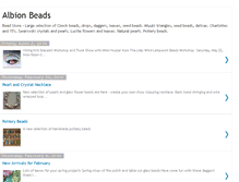 Tablet Screenshot of albionbeads.blogspot.com
