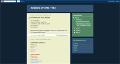 Desktop Screenshot of medicinaoriente1983.blogspot.com