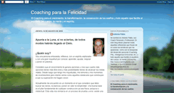 Desktop Screenshot of coachingparalafelicidad.blogspot.com