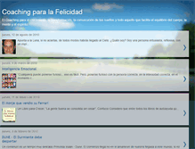 Tablet Screenshot of coachingparalafelicidad.blogspot.com