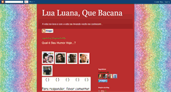 Desktop Screenshot of luanaluacanaldenoticias.blogspot.com