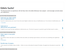 Tablet Screenshot of edietssucks.blogspot.com