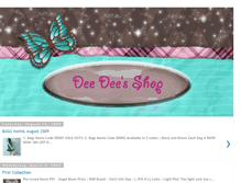 Tablet Screenshot of deedeeshop.blogspot.com