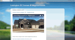 Desktop Screenshot of lexington-sc-homes-neighborhoods.blogspot.com