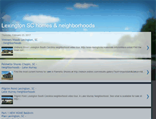 Tablet Screenshot of lexington-sc-homes-neighborhoods.blogspot.com