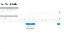 Tablet Screenshot of neoworldguide.blogspot.com