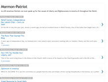 Tablet Screenshot of mormon-patriot.blogspot.com