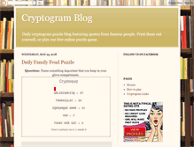 Tablet Screenshot of cryptogramblog.blogspot.com