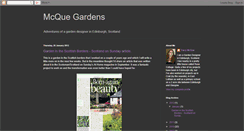 Desktop Screenshot of mcquegardens.blogspot.com