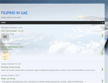 Tablet Screenshot of filipinoinuae.blogspot.com