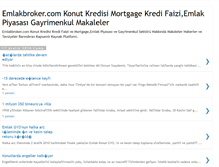 Tablet Screenshot of emlakbroker.blogspot.com