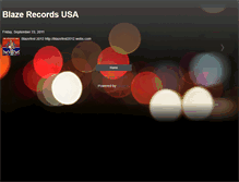 Tablet Screenshot of blazerecordsusa.blogspot.com