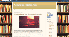 Desktop Screenshot of connoisseurausrex.blogspot.com