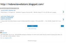 Tablet Screenshot of indonesiawebstore.blogspot.com