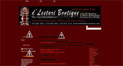 Desktop Screenshot of dlestariboutique.blogspot.com