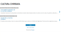 Tablet Screenshot of culturachiribaya.blogspot.com