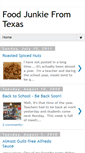 Mobile Screenshot of foodjunkiefromtexas.blogspot.com