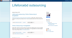 Desktop Screenshot of lifeforcebdoutsourcing.blogspot.com