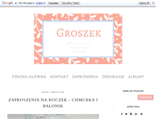 Tablet Screenshot of groszeknawrzosowisku.blogspot.com