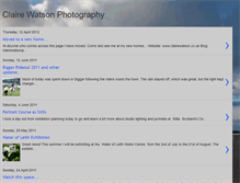 Tablet Screenshot of clairewatsonphotography.blogspot.com