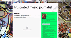 Desktop Screenshot of frustratedmusicjournalist.blogspot.com