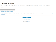 Tablet Screenshot of cardosostudios.blogspot.com