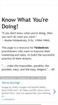 Mobile Screenshot of knowwhatyouredoing.blogspot.com