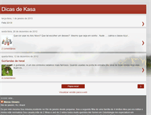 Tablet Screenshot of dicasdekasa.blogspot.com