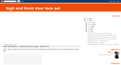 Desktop Screenshot of high-end-front-door-lock-set.blogspot.com