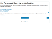 Tablet Screenshot of pptfun.blogspot.com