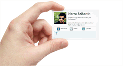 Desktop Screenshot of narrasrikanth.blogspot.com