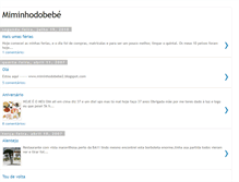 Tablet Screenshot of miminhodobebe.blogspot.com