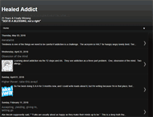 Tablet Screenshot of healedaddict.blogspot.com