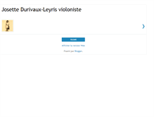 Tablet Screenshot of josettedurivaux.blogspot.com