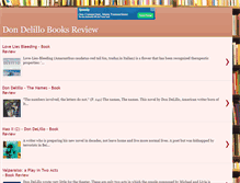 Tablet Screenshot of dondelillo-books-review.blogspot.com