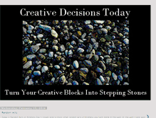 Tablet Screenshot of creativedecisionstoday.blogspot.com