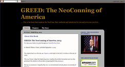 Desktop Screenshot of greedtheneoconningofamerica.blogspot.com