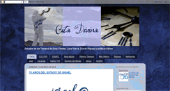 Desktop Screenshot of citadivina.blogspot.com