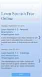 Mobile Screenshot of learnspanishfreeon-line.blogspot.com