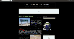 Desktop Screenshot of laslineasdelosdioses.blogspot.com
