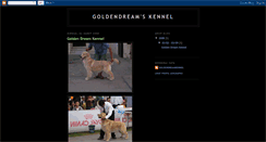 Desktop Screenshot of goldendreamkennel.blogspot.com