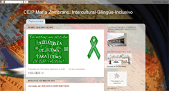 Desktop Screenshot of ceipmariazambrano.blogspot.com