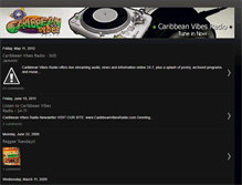 Tablet Screenshot of caribbeanvibesradio.blogspot.com