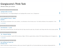 Tablet Screenshot of giangiacomosthinktank.blogspot.com