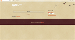 Desktop Screenshot of 198sex.blogspot.com