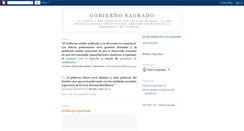 Desktop Screenshot of gobiernosagrado.blogspot.com