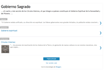 Tablet Screenshot of gobiernosagrado.blogspot.com