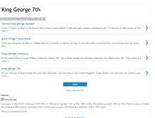 Tablet Screenshot of kinggeorge7th.blogspot.com