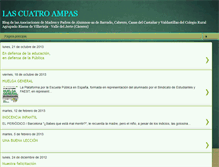 Tablet Screenshot of cuatroampas.blogspot.com