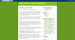Desktop Screenshot of one-peaceful-world.blogspot.com
